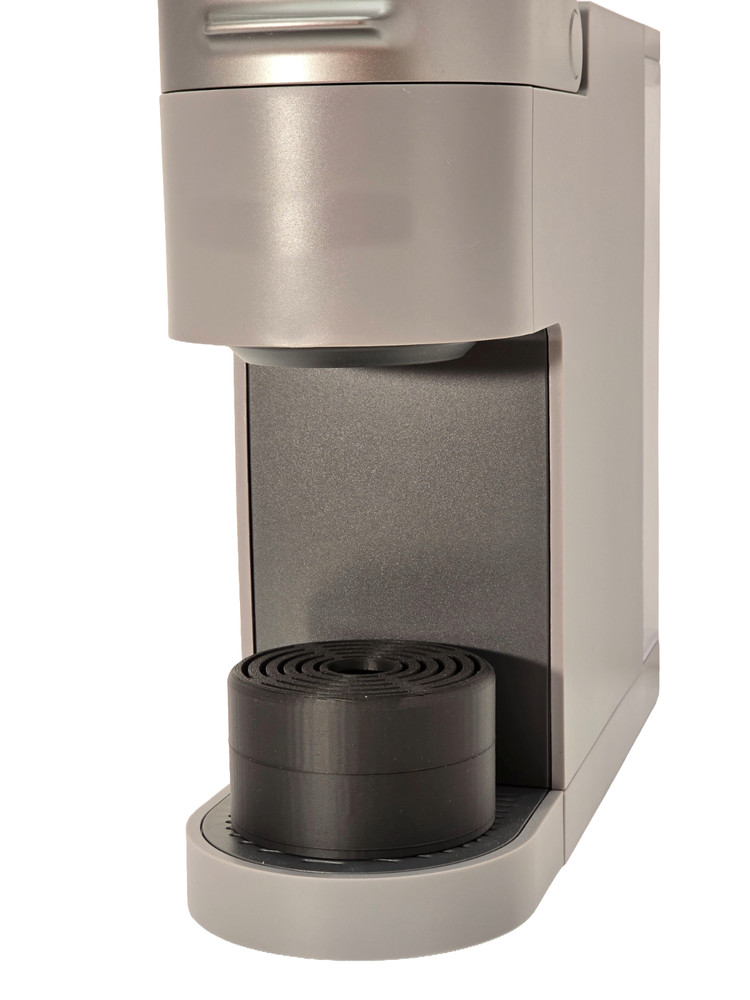 Anti-Splash Adjustable Coffee Cup Stand Accessory for Keurig Coffee Makers Black