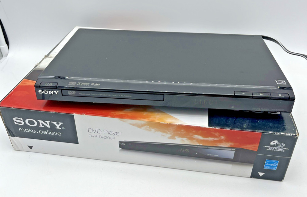 Sony DVP-SR200P Component Digital Video CD/DVD Player - NO REMOTE