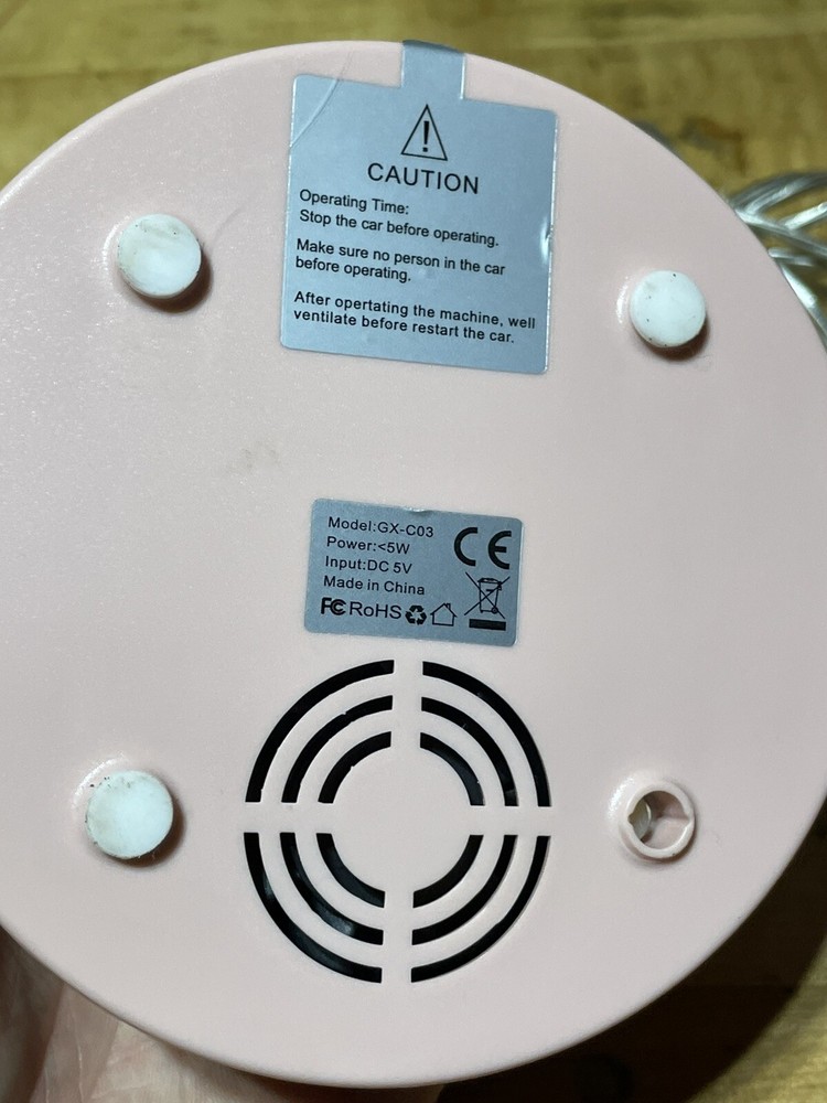 GX.Diffuser GX-C03 USB Charging Portable Ozone Air Purifier