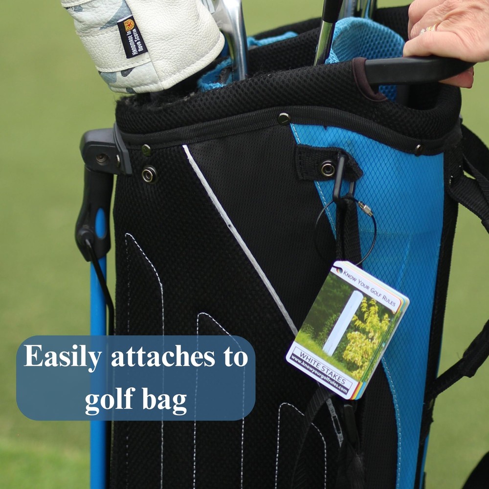 Rule Tags for Your Golf Bag - Golf's Most Common Rules Made Easy | Great for ...