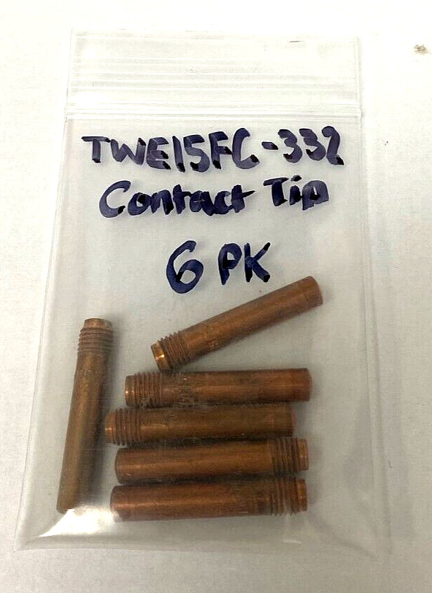 TWECO 15FC-332 STANDARD CONTACT TIP 6PK