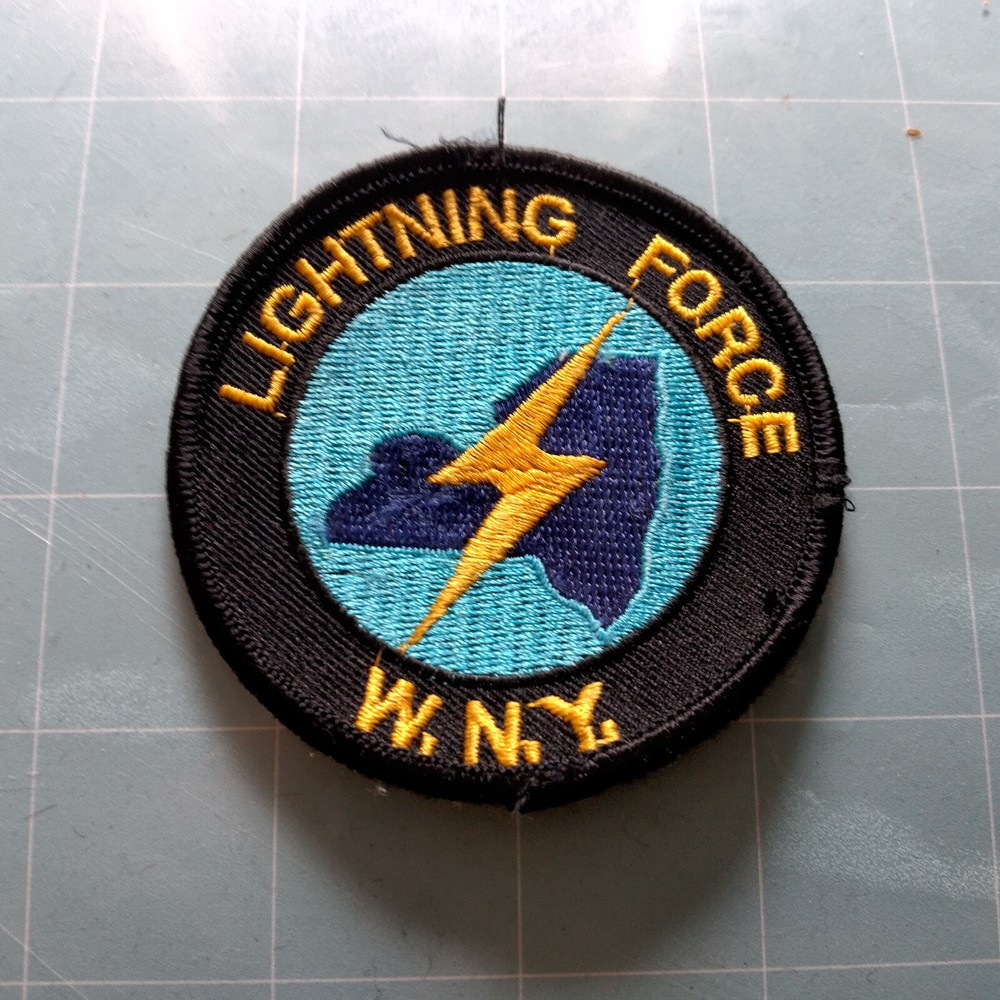 Lightning Force W.N.Y. Paintball Patch size  3X3