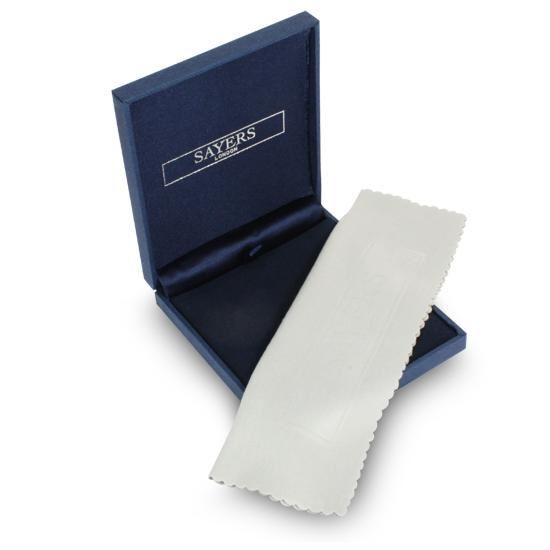 9ct Gold Slimline Engraved Tie Slide