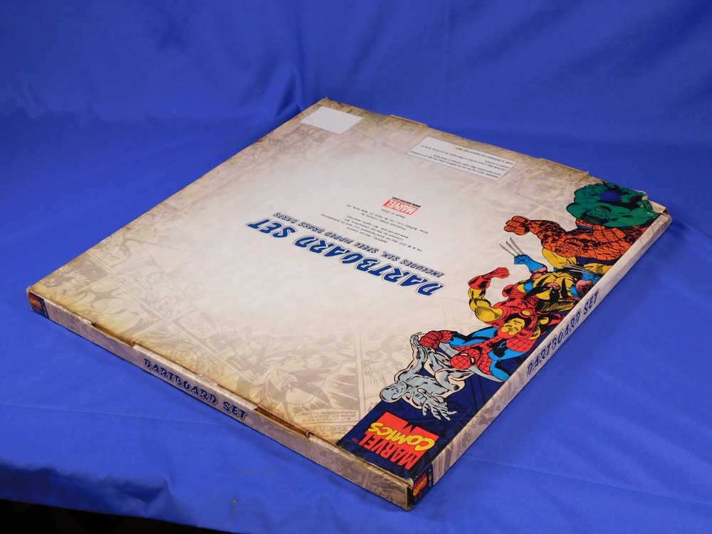 MARVEL COMICS PUNISHER DARTBOARD SET NEW IN BOX