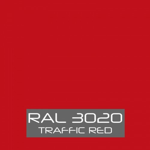 RAL 3020 Traffic Red Gloss Red Powder Coating Paint - New 1LB