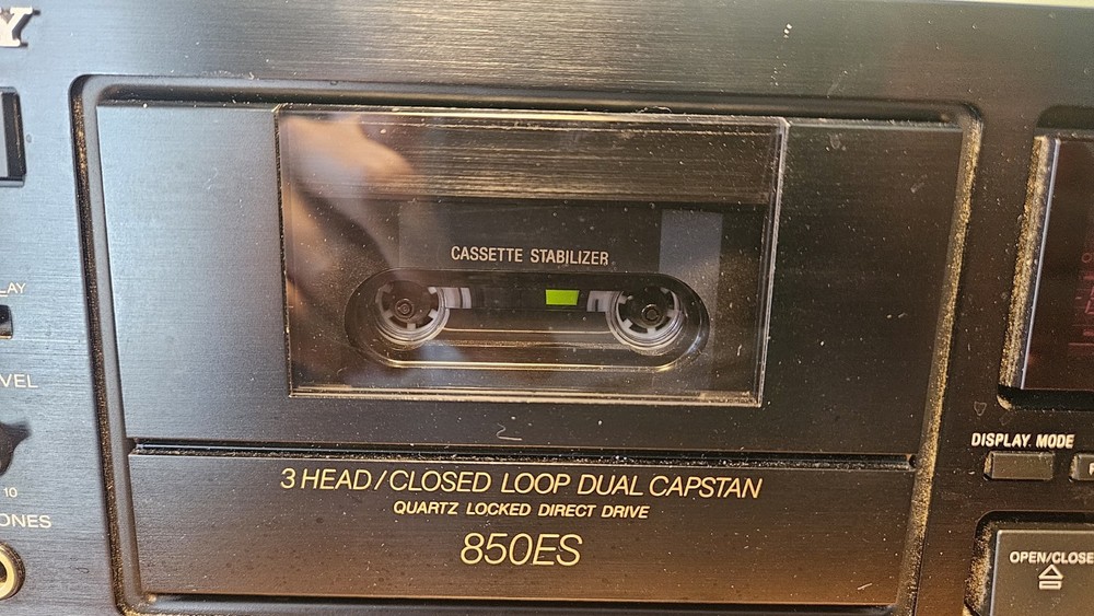 Sony TC-K850ES Quartz Dual Capstan 3-Head Closed Loop DD