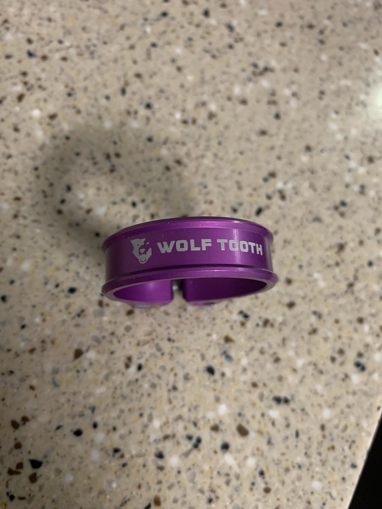 Wolf Tooth Components Seat Post Clamp Collar Purple 36.4mm