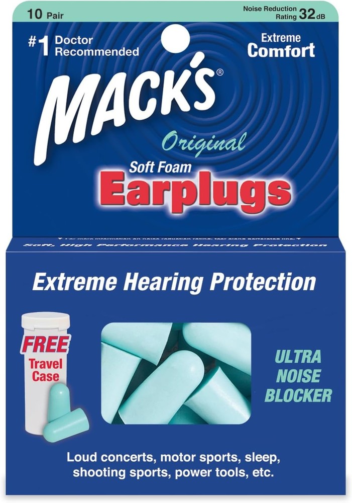 k's Original Soft Fo Earplugs 10 Pairs