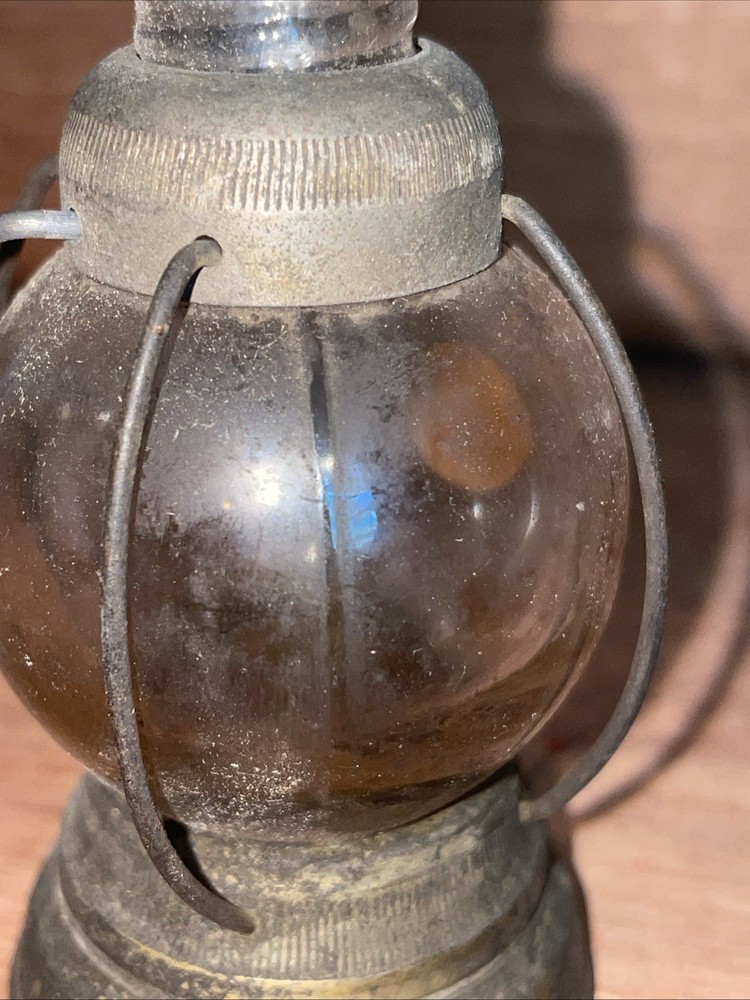 1900’s Glass Lantern Perfume Bottle. 3.5 Inch