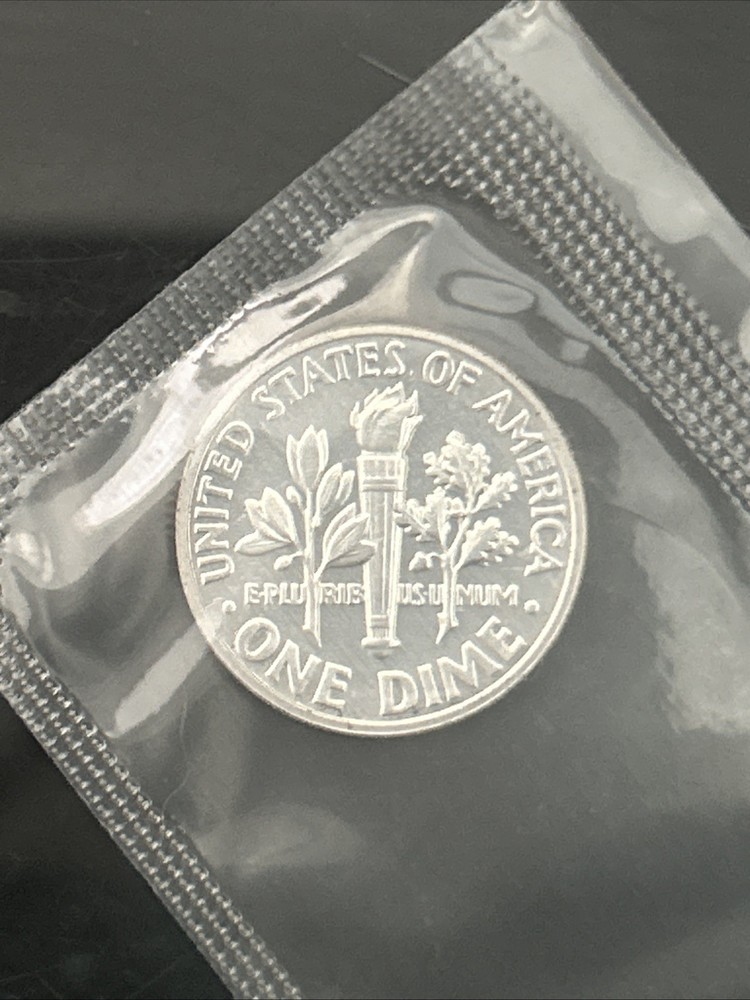1963 Proof Roosevelt Dime - Sealed in Original Mint Cello - 90% Silver