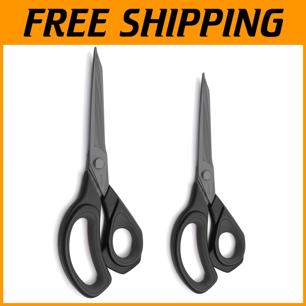 Professional Titanium Fabric Shears, 2 Pack