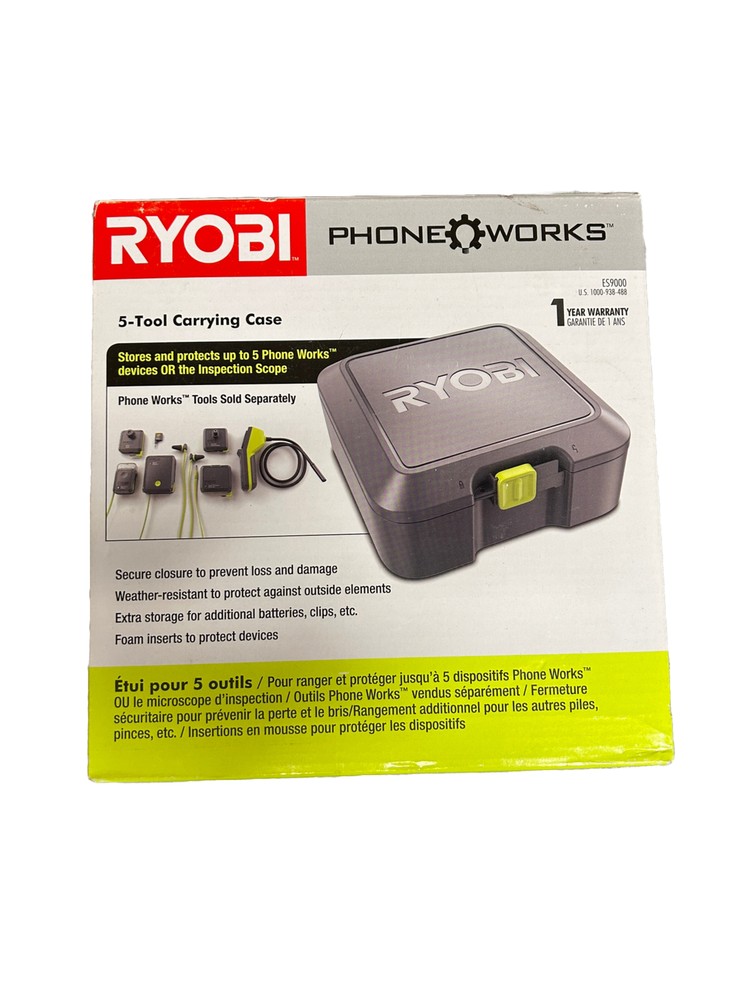RYOBI PHONE WORKS ES900 STORAGE CASE