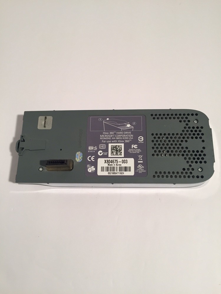 Microsoft OEM Xbox 360 External Hard Drive HDD X804675-003 Untested (B17)