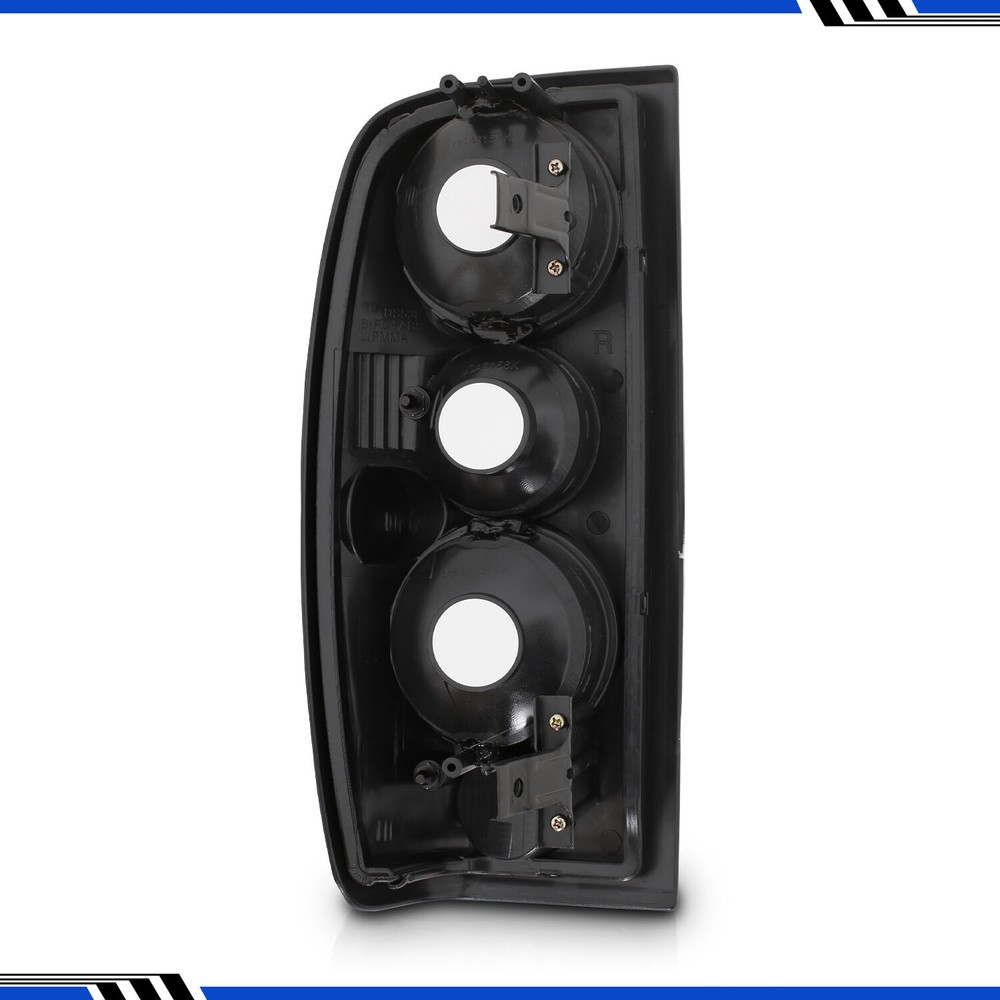For 2000-2004 Nissan Frontier XE SE SC Euro Altezza Black Replacement Tail Light
