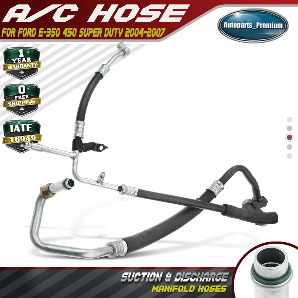 A/C Hose Suction &Discharge Line for Ford E-350 E-450 Super Duty 04-07 Econoline
