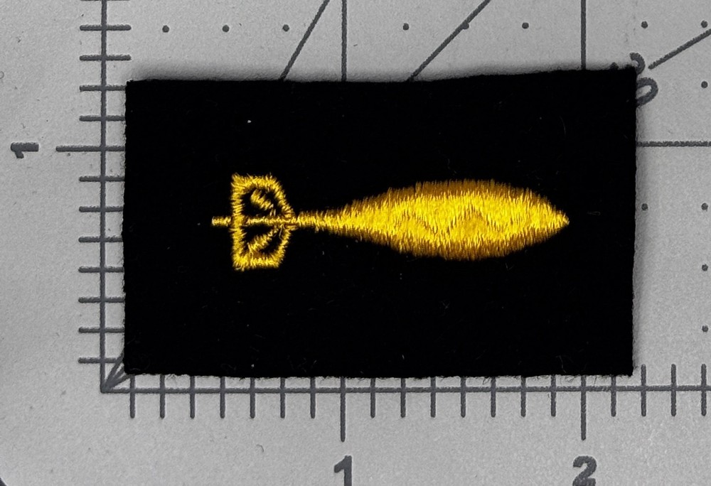 USMC Shipboard Marine Torpedoman Cuff Patch Inv# K2228