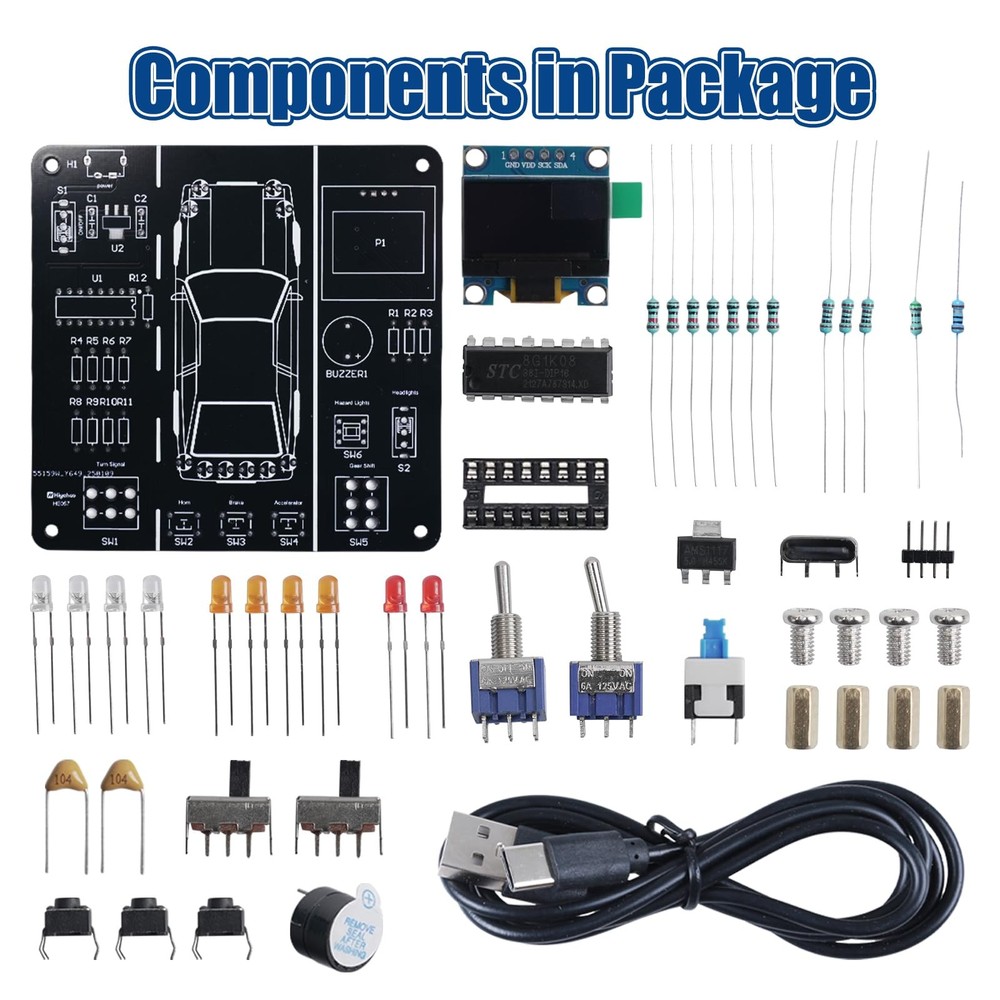 MIOYOOW DIY Car Driving Simulation Soldering Practice Kit, Electronics...
