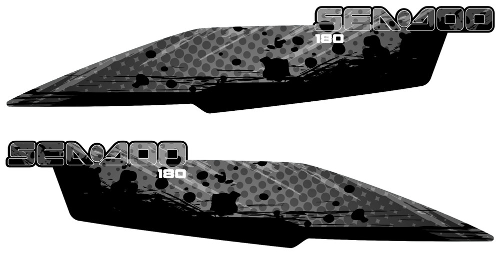 SEADOO WAKE 180 GRAPHIC KIT BPR CHALLENGER SE 18 STICKERS DECALS VYNYL WRAP SET