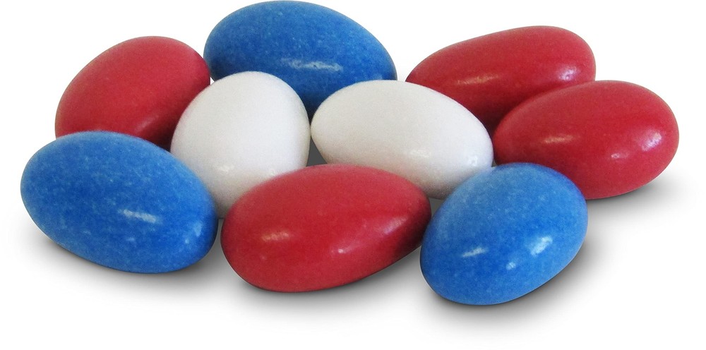 Patriotic Jordan Almonds Medley by Its Delish, 5 Lbs