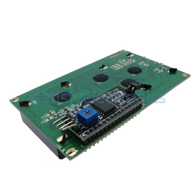 Blue/Yellow IIC/I2C/TWI/SP​​I Interface1602 2004 Character LCD Module Display F