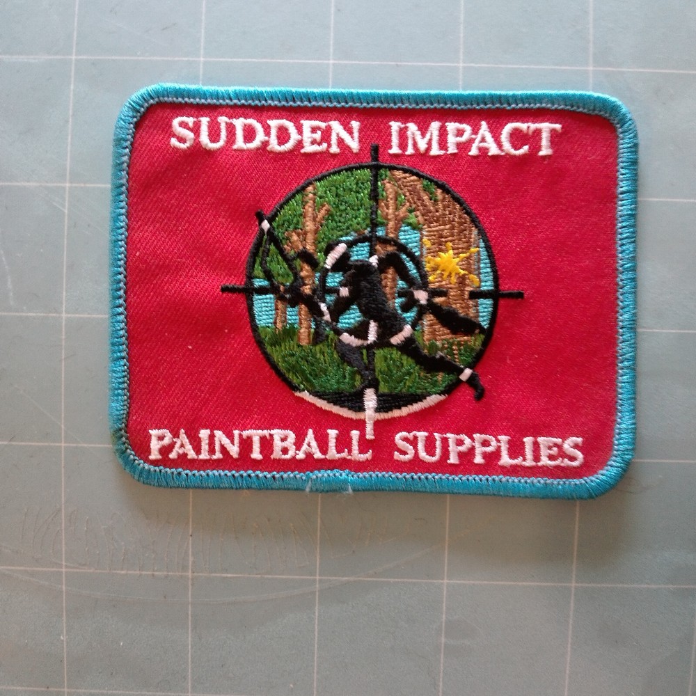 Sudden Impact Paintball Supplies Patch size 4x3