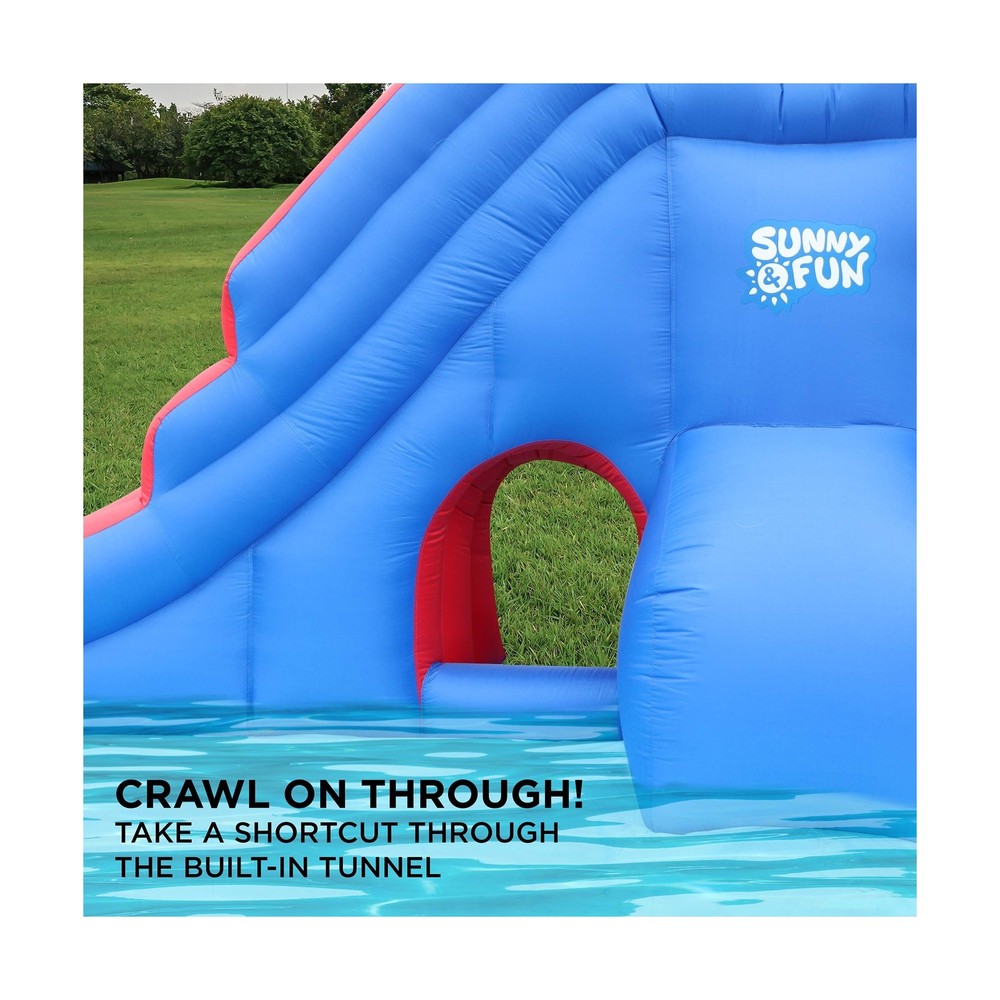 Sunny & Fun Deluxe Inflatable Water Slide Park