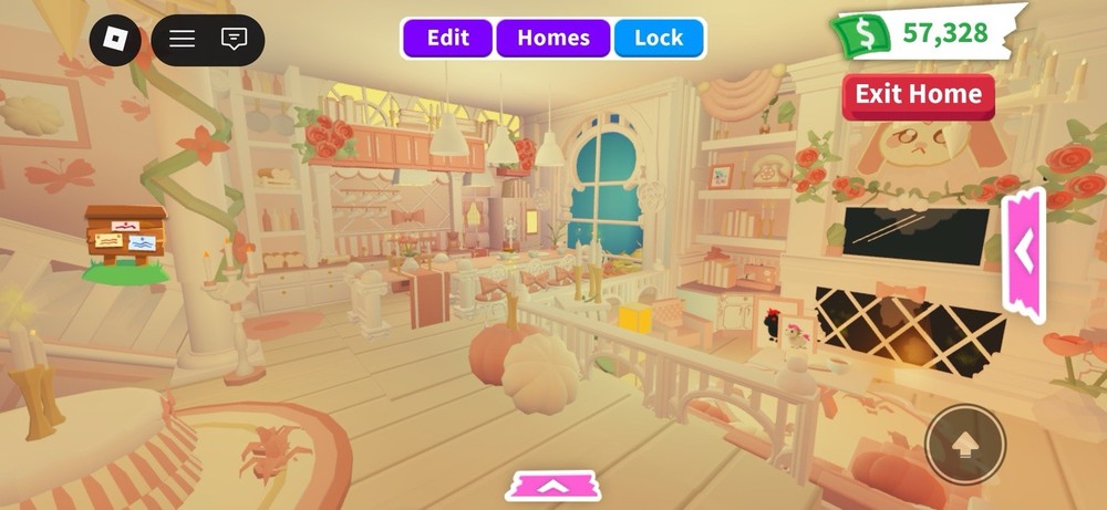 Adopt Me! Pink Theme Virtual Home In-Game Asset Roblox