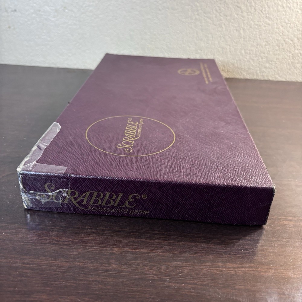 Vintage 1948 SCRABBLE Board Game - incomplete missing 2 letters tiles