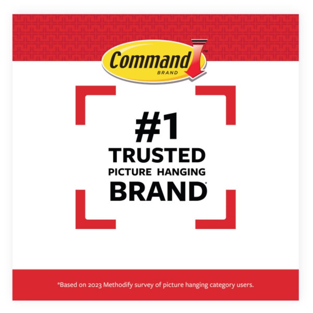 3M Command Plastic Coated White Small Picture Hanger 5 lb 3 pk