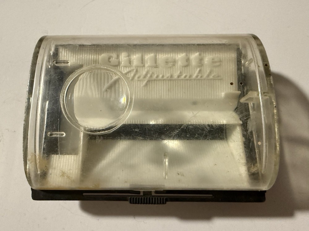 Vintage Gillette Adjustable Hard Plastic Case Only The Case