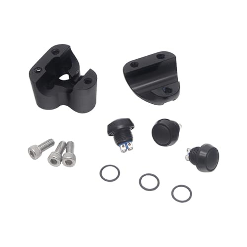Universal 3 Buttons CNC Hand Control Momentary Switch Micro 7/8 Inch Black
