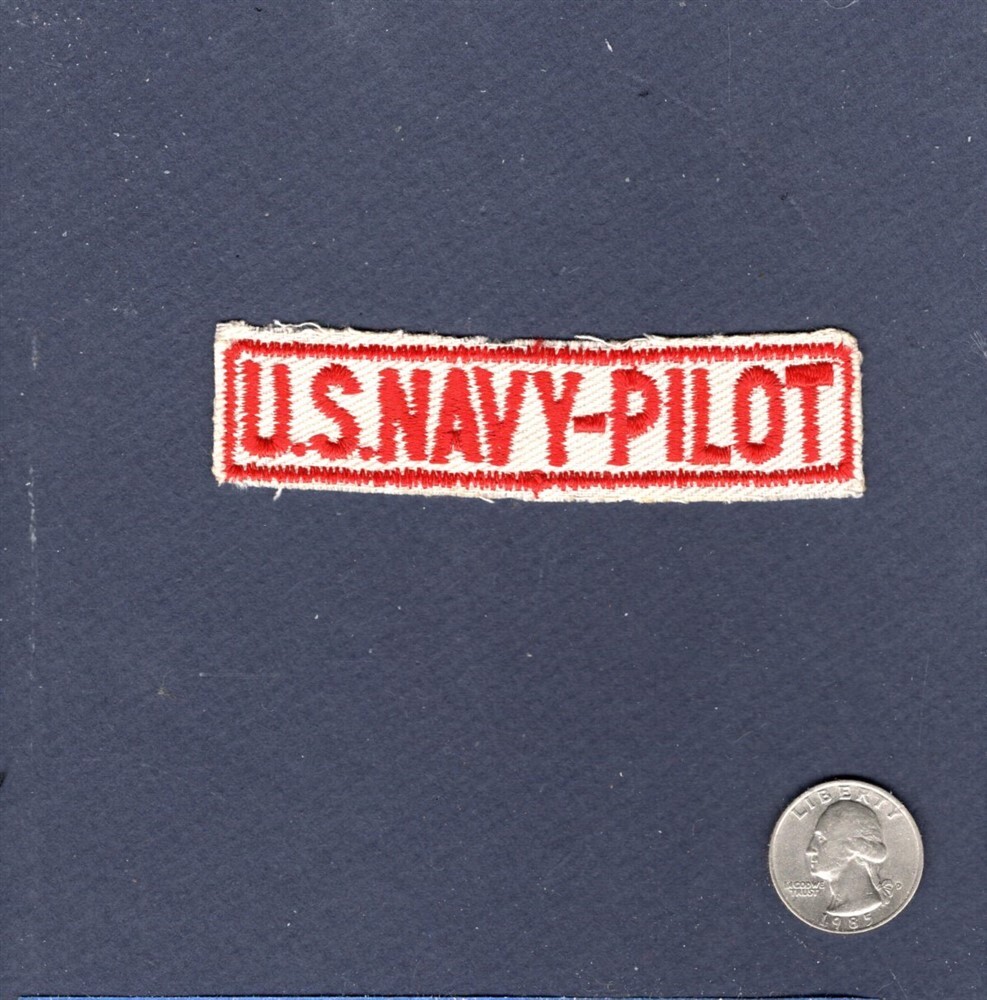 US NAVY NAVAL AVIATOR Pilot Squadron Patch