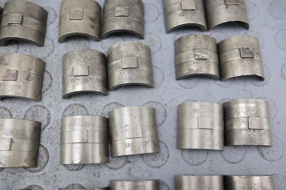 HARDINGE ( 7/8'' ROUND ) B16 COLLET PADS READ DESCRIPTION ! LOC5940