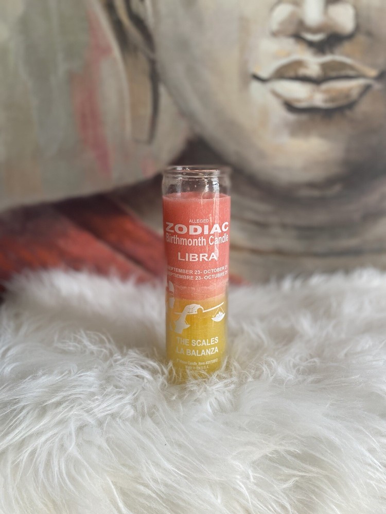Libra  zodiac candle