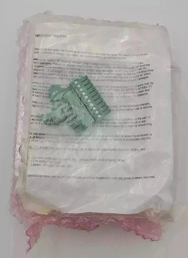 CYPRESS COMPUTER SYSTEM CCX-1360 MERCURY PANEL PROTOCOL CLOCK DRIVER NEW