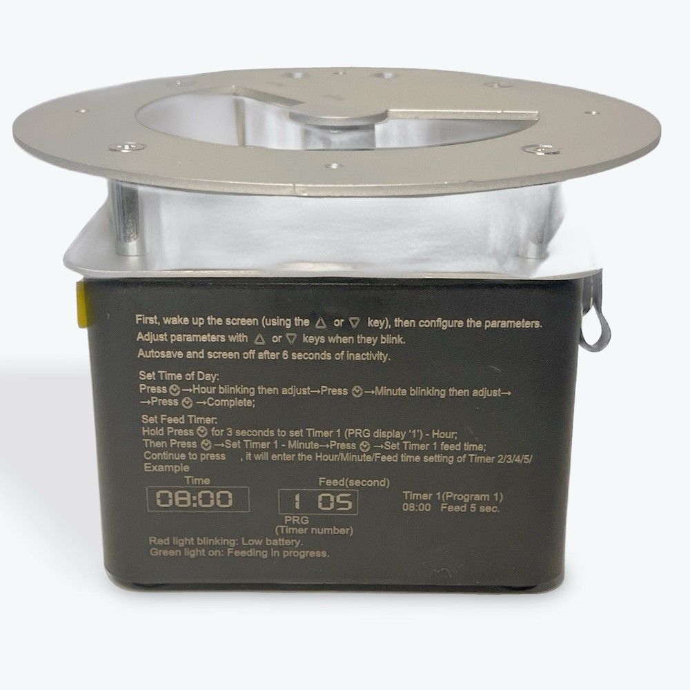 Deer Feeder Timer Kit Digital Programmable Motor Spin Plate Hunting Feeder
