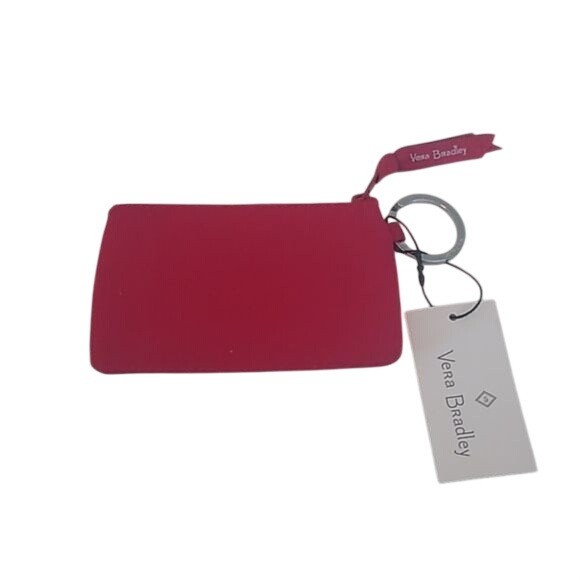 Vera Bradley Tango Red Zip ID Case