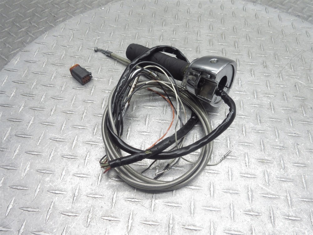 2000 Harley Davidson Softail Deuce FXST Right Switch Throttle Control Cable Lot
