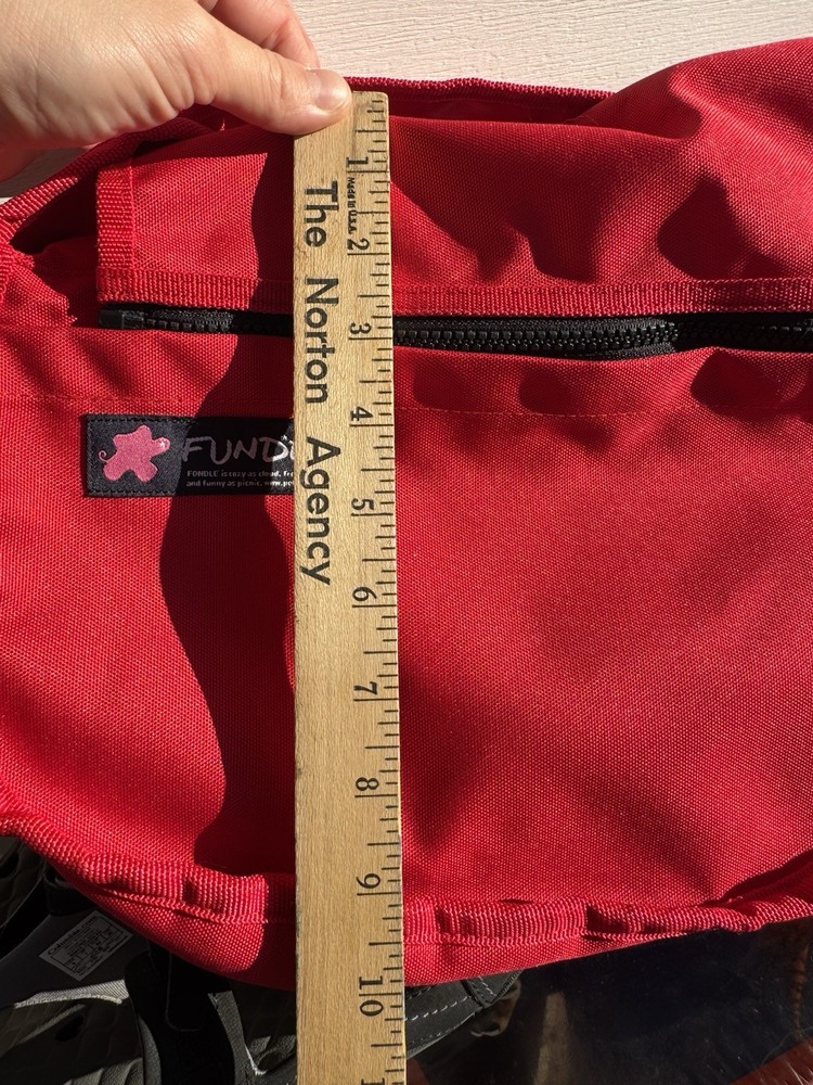Fundle Pet Sling Bag Carrier RED Size Small