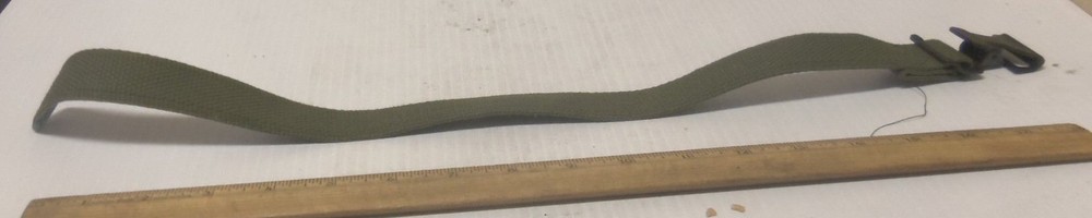 Web Strap with Steel Buckle & Brass Tip (NOS)