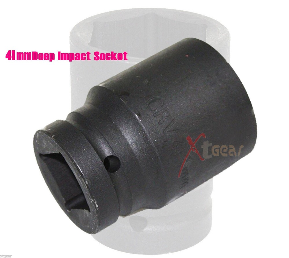 Heavy Duty 1" Drive 41mm Deep Impact Socket Range In 22mm - 70mm