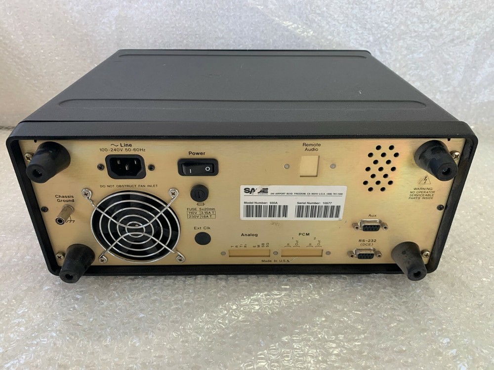 SAGE 930A Communications Test Set Used