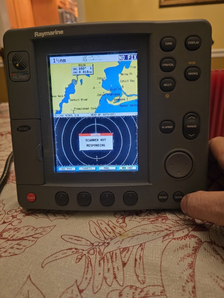 Raymarine RL70c+ Plus HSB2 Color Radar & Chartplotter - E52034