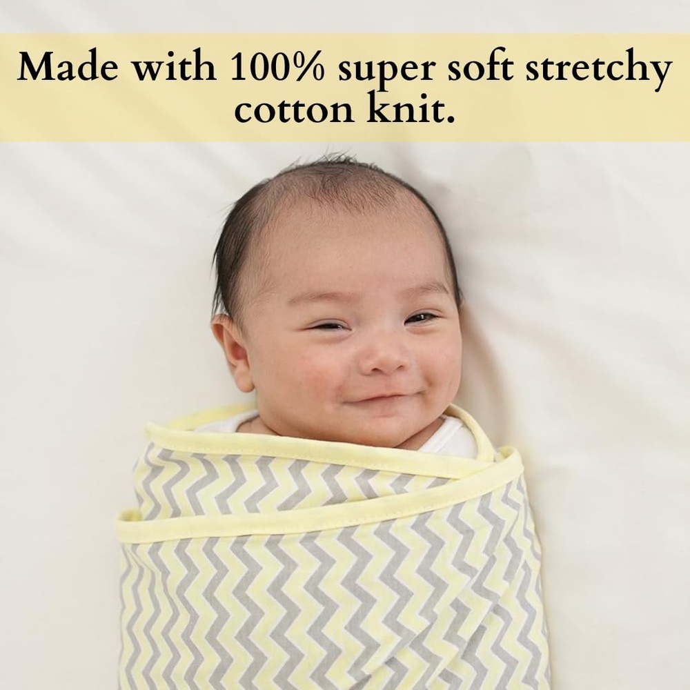 Miracle Blanket Swaddle Wrap – Help Your Newborn Sleep Longer – Soft & Secure...
