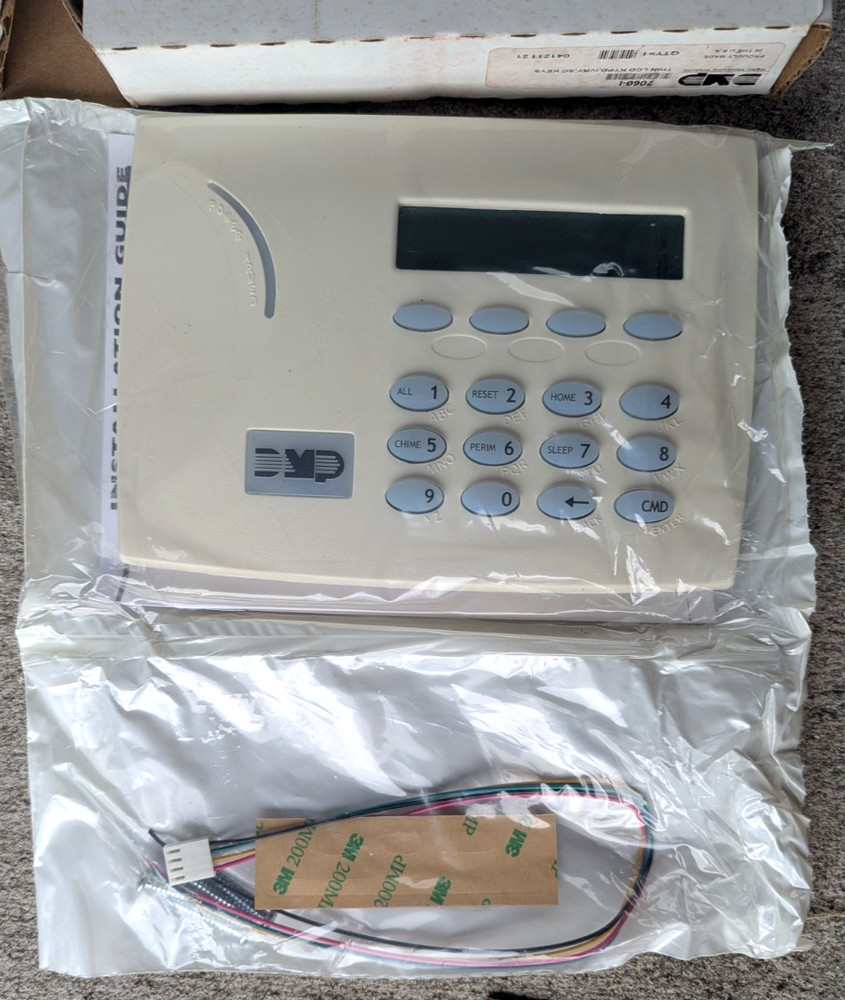DMP 7060-L LCD Keypad Thin Ivory SC Keys