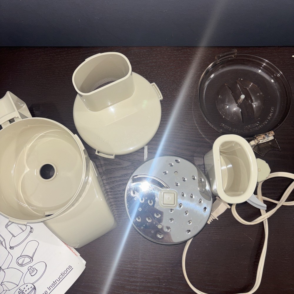 Vintage West Bend Food Processor 6500 Chopper Slicer High Performance Complete