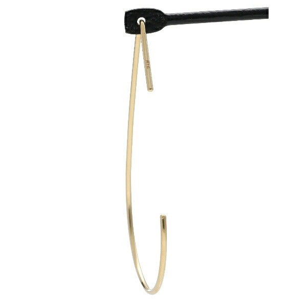 K18 Solid Gold Drop Hook Earrings (Pair)