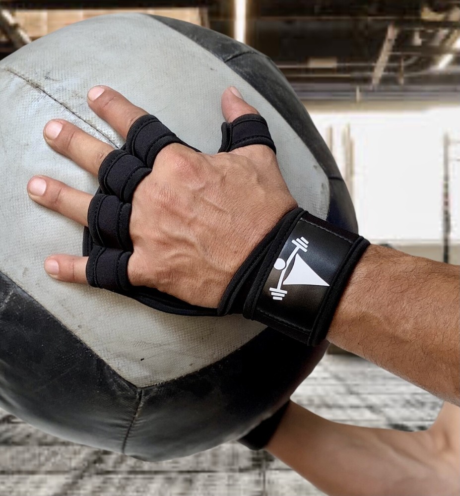 Gloves For Crossfit Gym Training Lifting Palm Protector Pull Ups Wrist Support