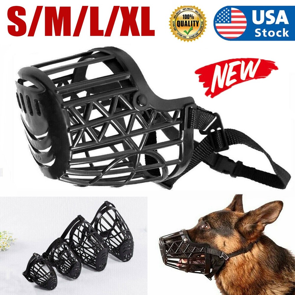 Dog Muzzle, Basket Muzzle for Biting, Chewing and Scavenging,  Perfect Training