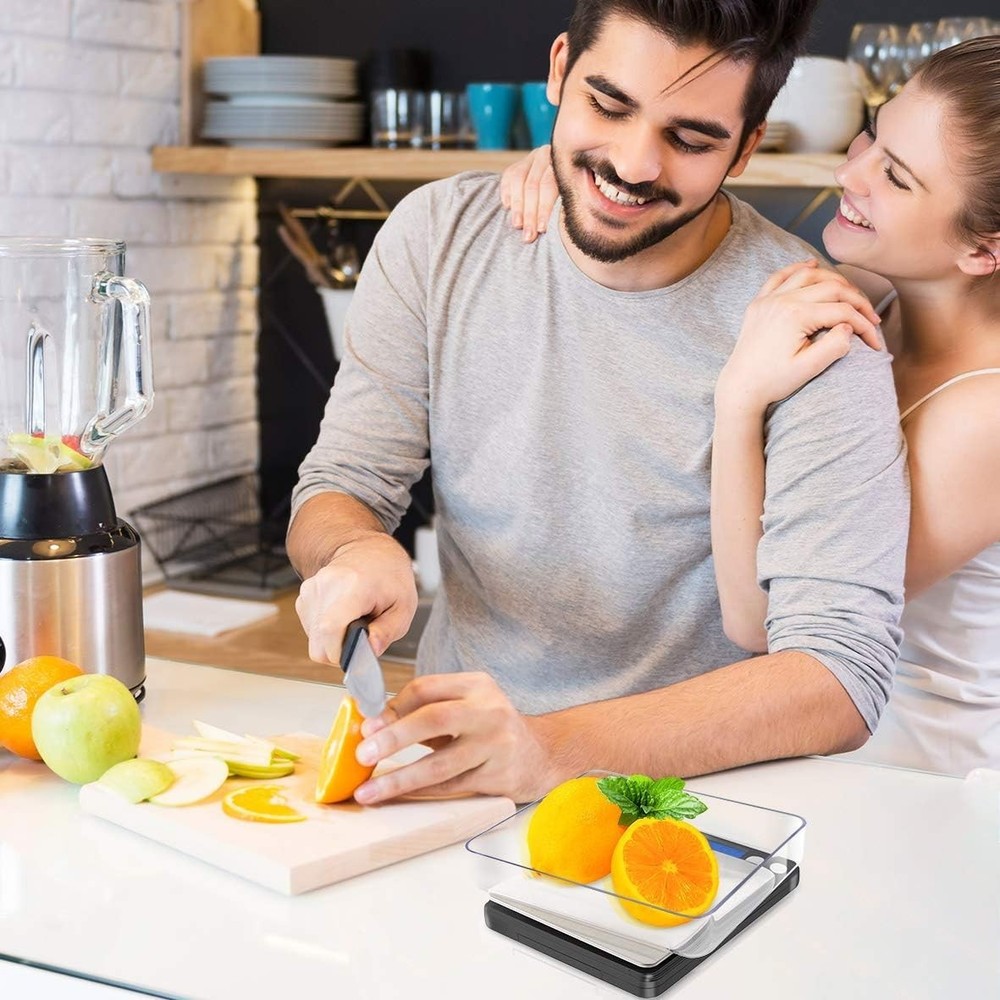 Professional Digital Gram Scale 3000g with LCD & Tare Feature for Home Chefs